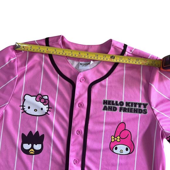 Hello Kitty And Friends Graphic Baseball Jersey Womens Size L - Picture 7 of 14